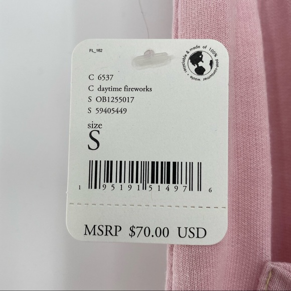 Free People NWT Cozy All Day Harem Leggings Joggers Drawstring Pink Small New - Picture 6 of 11